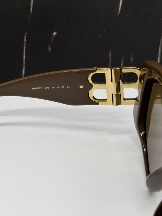 NEW BALENCIAGA BB0287S 003 BROWN CAT EYE WOMEN SUNGLASSES BALENCIAGA EYEWEAR
